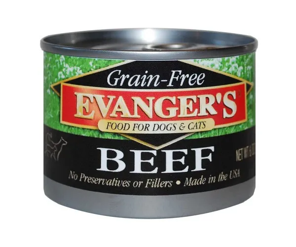 24/6oz Evanger's Grain-Free Beef For Dogs & Cats - Health/First Aid